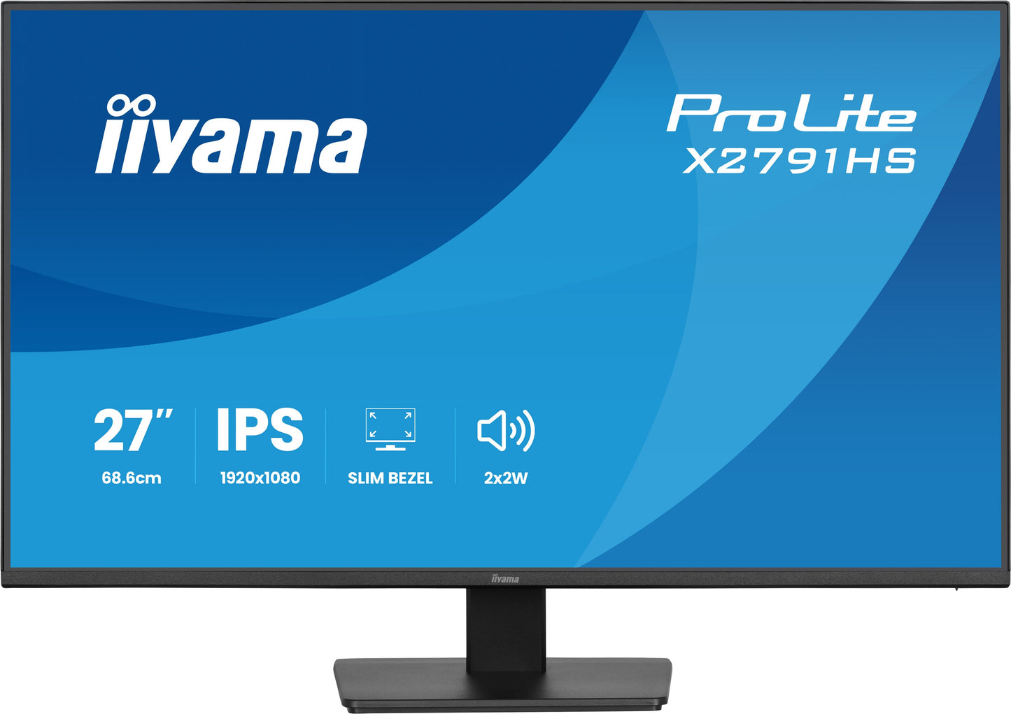 Iiyama X2791HS - B1 27 FHD//IPS - 68,6 cm - Monitor