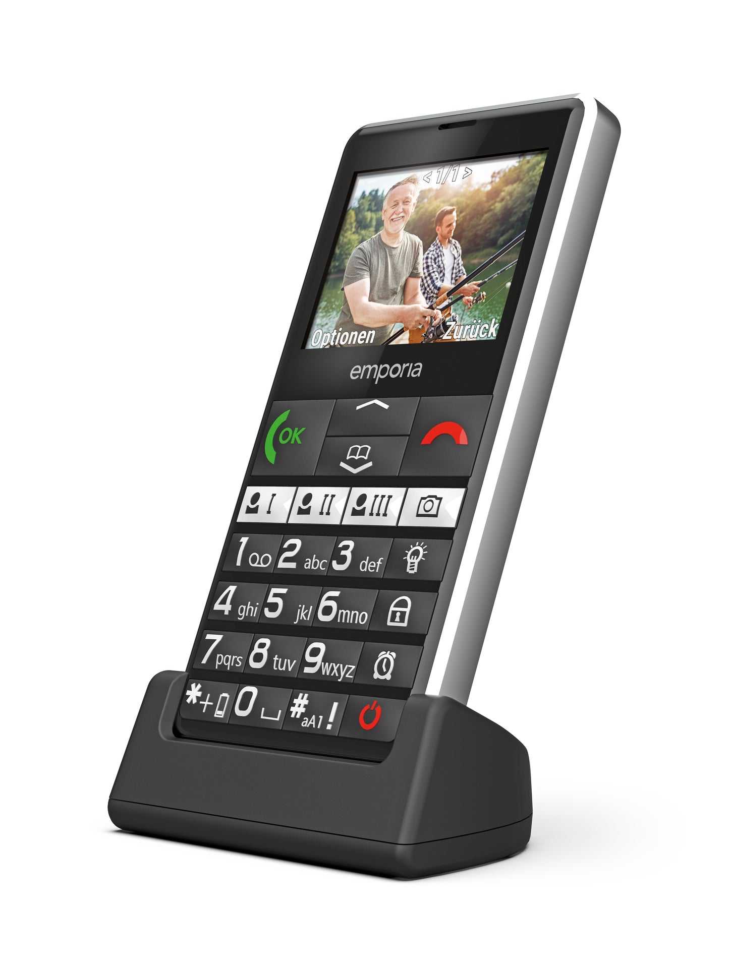 Emporia Pure LTE 2025 - black - 1.400 mAh - 5,87 cm - Mobiltelefon