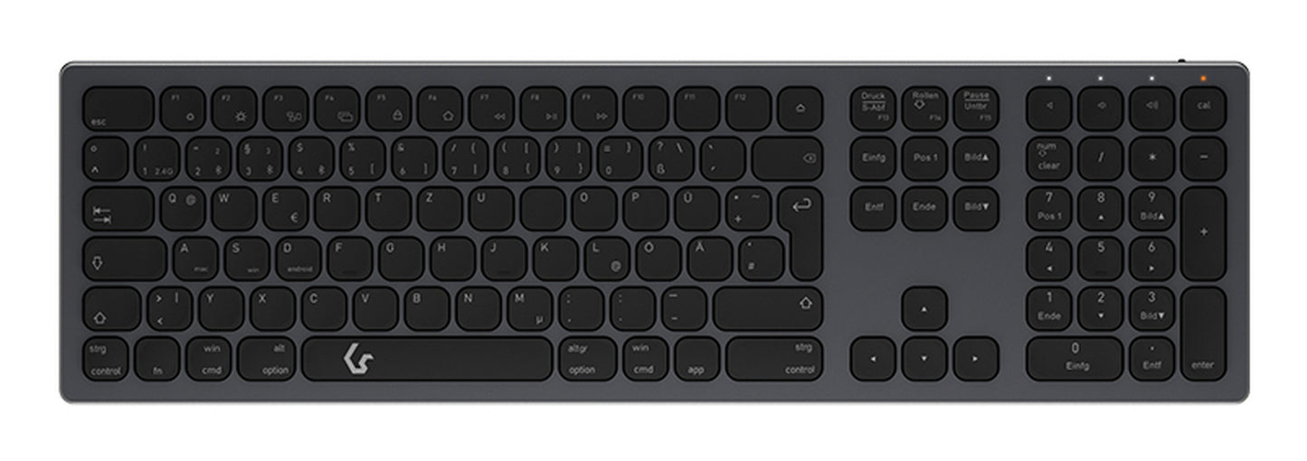 KeySonic KSK - 8023BTRF - volle Größe - Tastatur