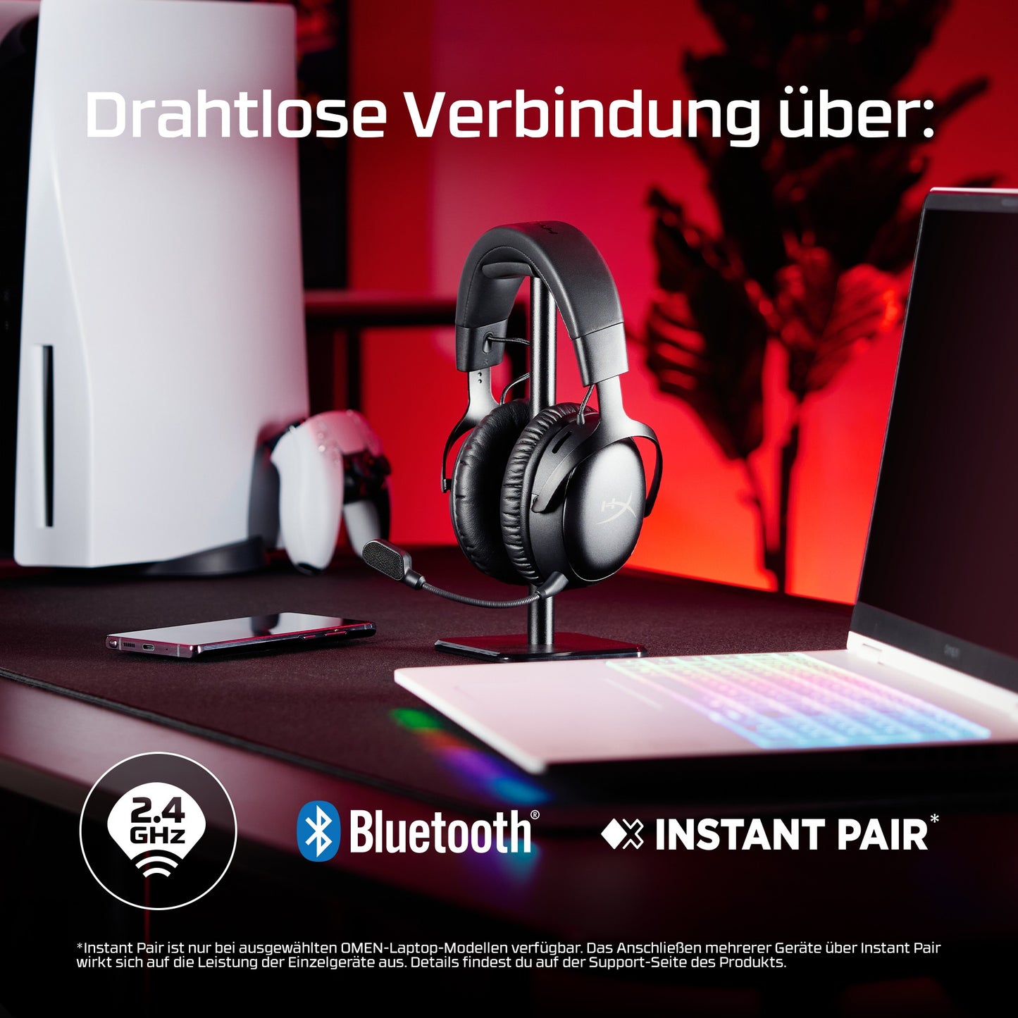 HyperX Cloud III S - ohrumschließend - 20 KHz - Headset