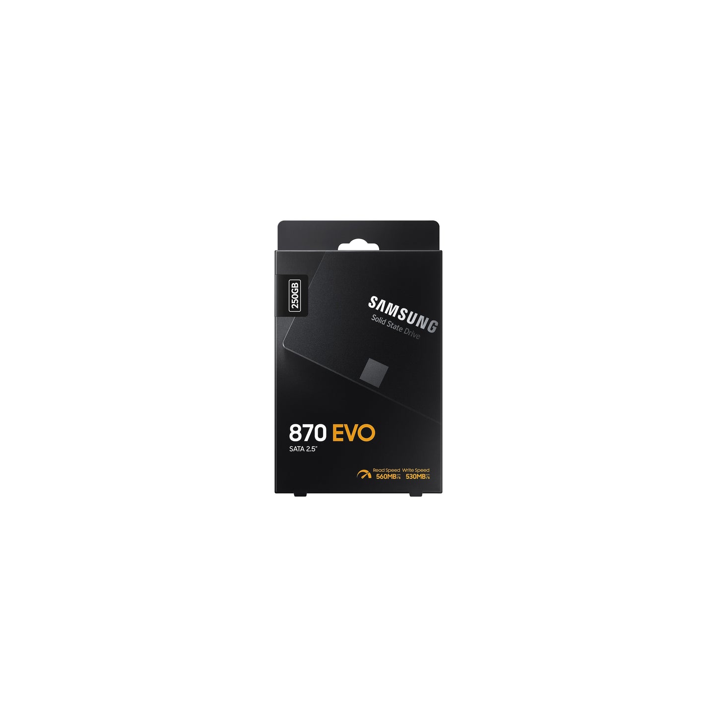 Samsung 870 EVO MZ - 77E250B - verschlüsselt - 250 GB - intern - 2.5" (6.4 c... - 2.5" SATA 6GB/s/V - NAND/MKX/560MB/s read - SSD