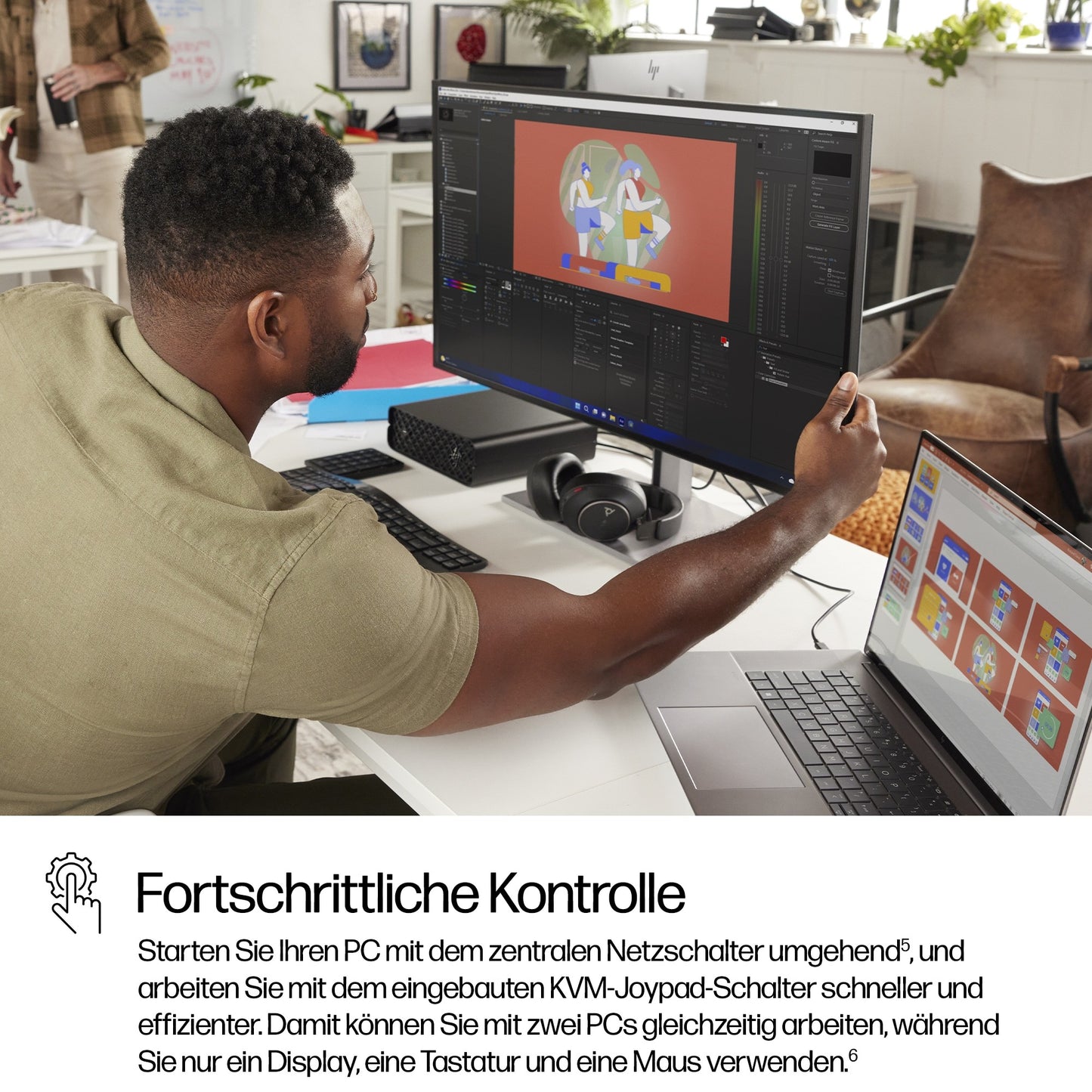 HP 7 Pro 732pk 32" 4K IPS Thunderbolt 4 Monitor - 80 cm - Monitor