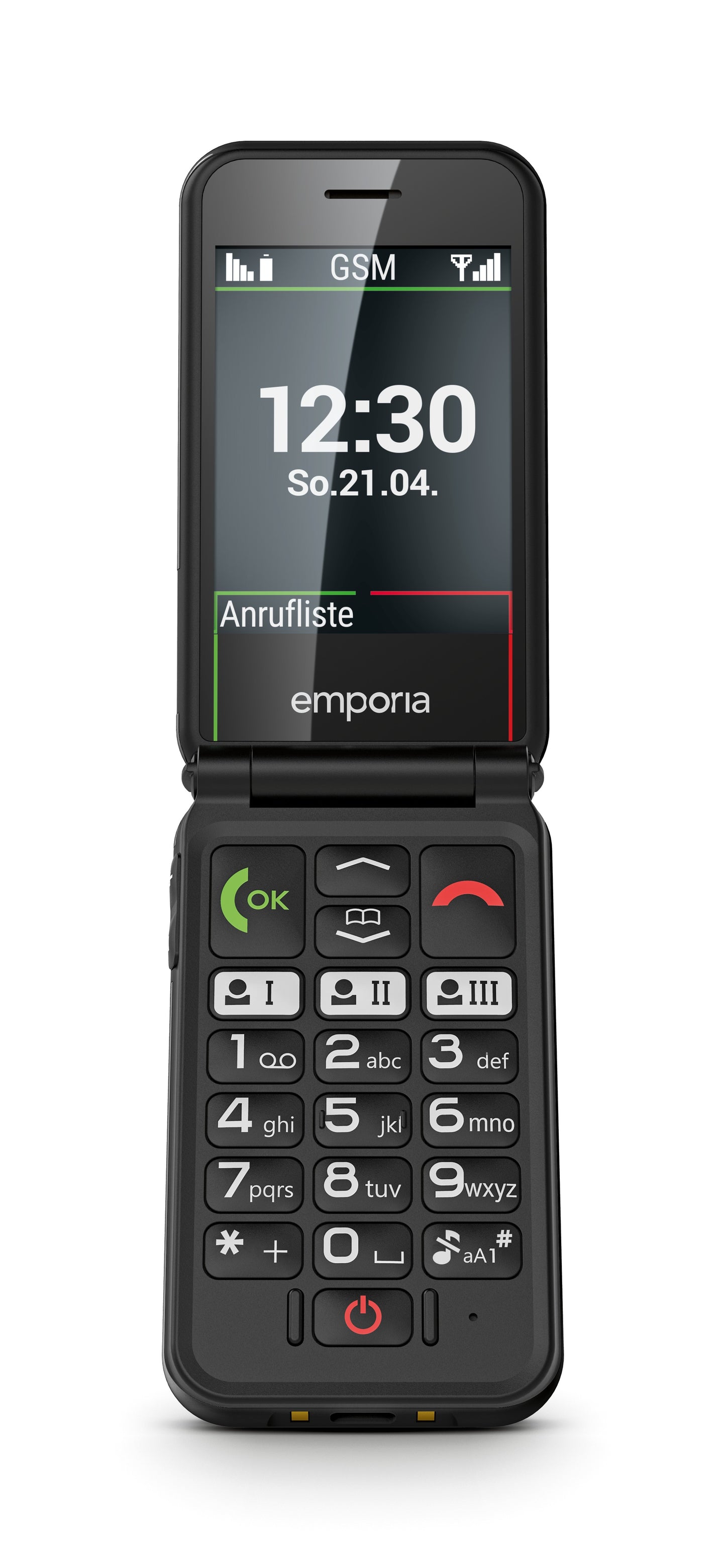 Emporia SIMPLICITY glam 2025 - black - 1.300 mAh - 7,11 cm - Mobiltelefon
