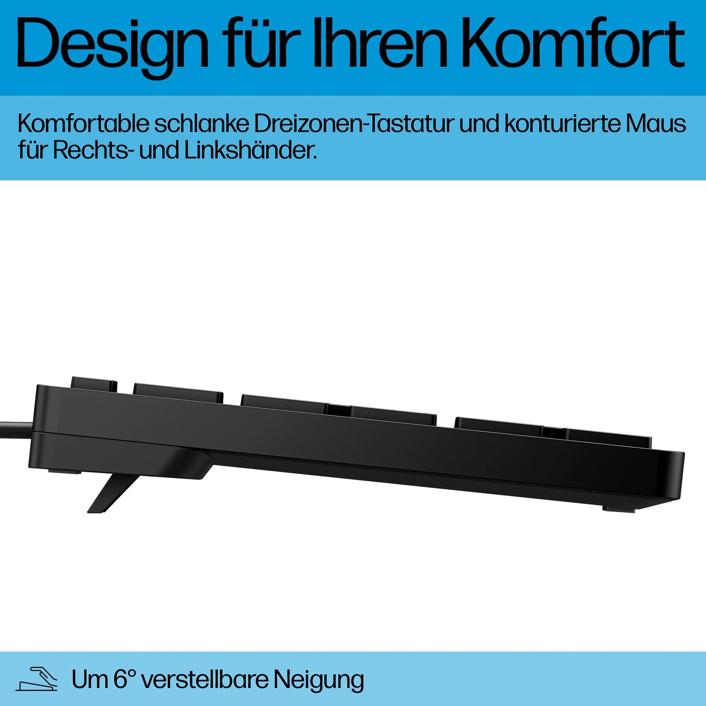 HP Desktop 320MK - und - Maus - Set - full - QWERTZ - Tastatur