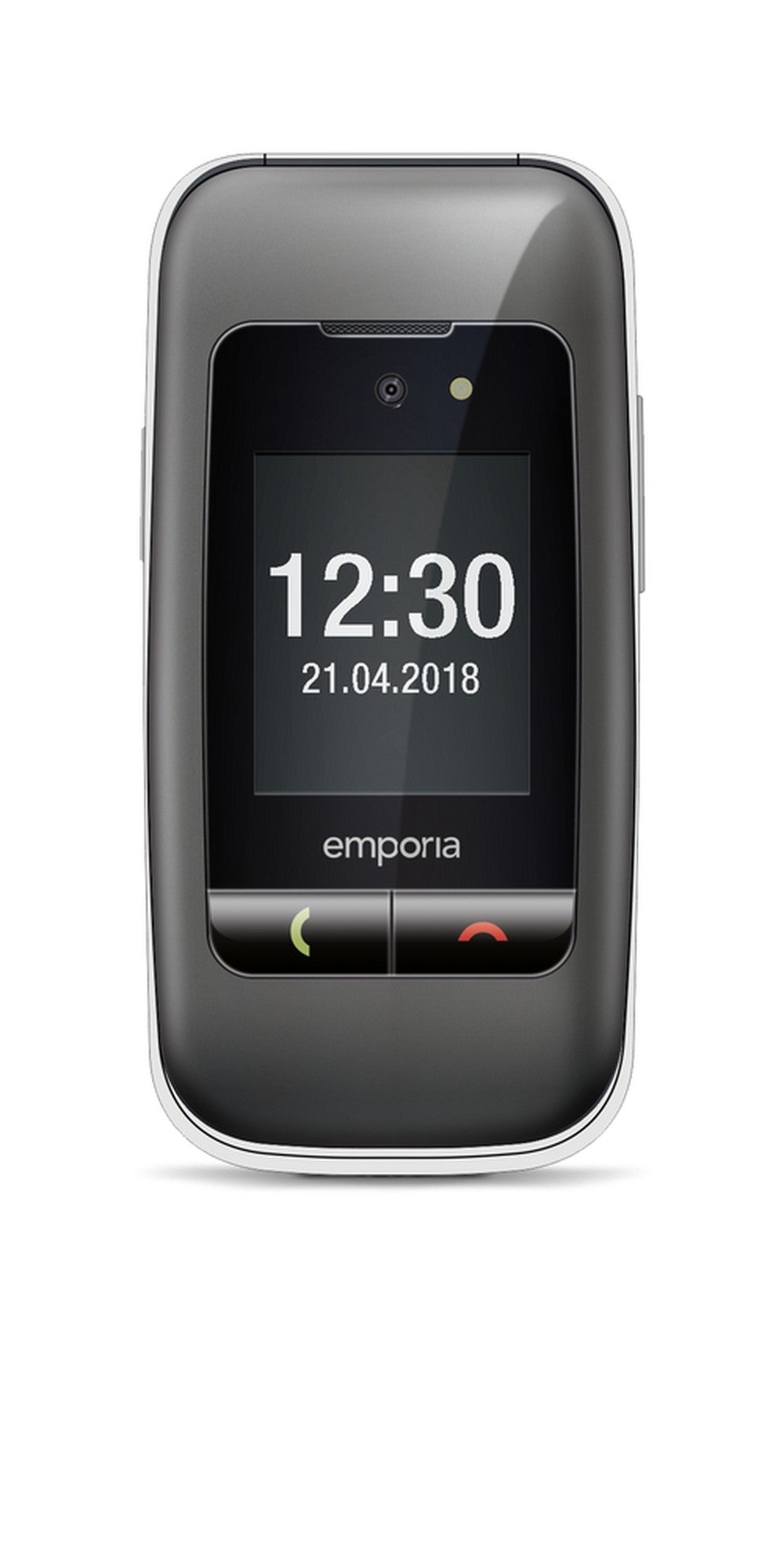 Emporia ONE V200 V3 Großtastenklapp spacegrey/silber - 900 mAh - 6,1 cm - Mobiltelefon