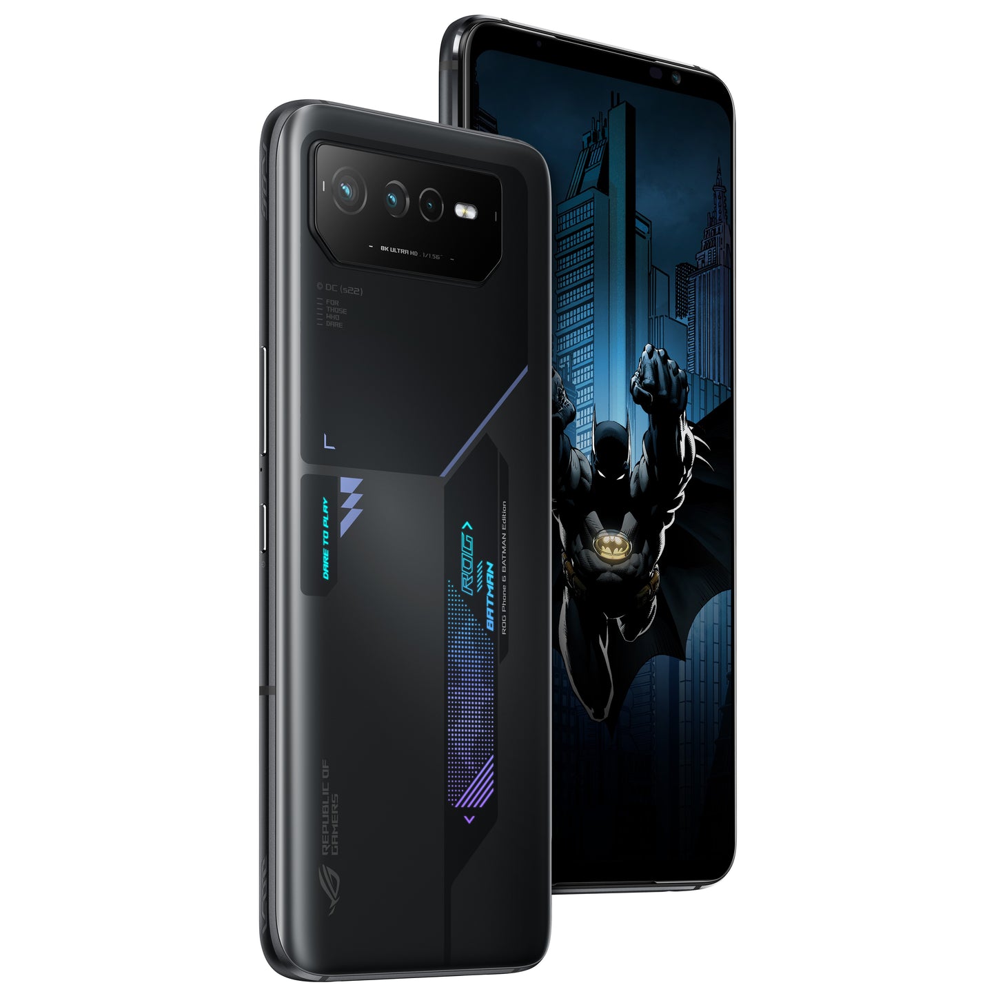 ASUS ROG Phone 6 AI2203 - 5B028E1 - 17,2 cm (6.78") - 12 GB - 256 GB - 50 MP - Android 12 - Schwarz - Mobiltelefon