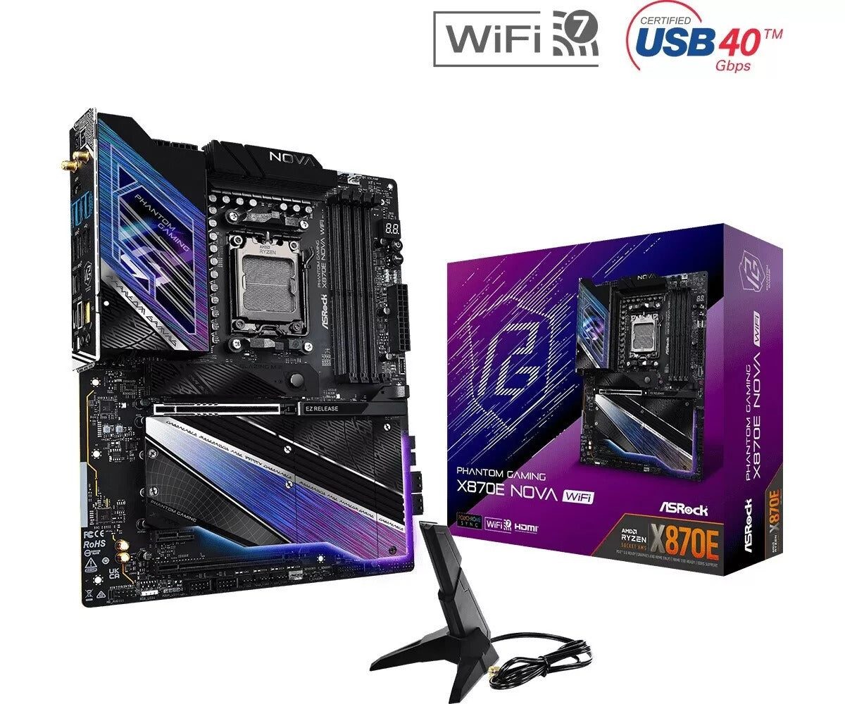 ASRock - X870E Nova WiFi, Mainboard