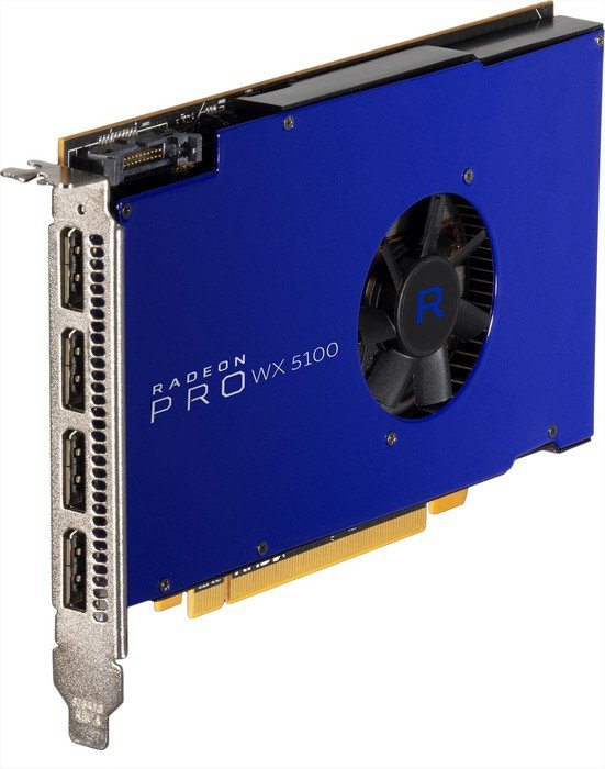 AMD Radeon PRO WX 5100, 8GB GDDR5, 4x DP