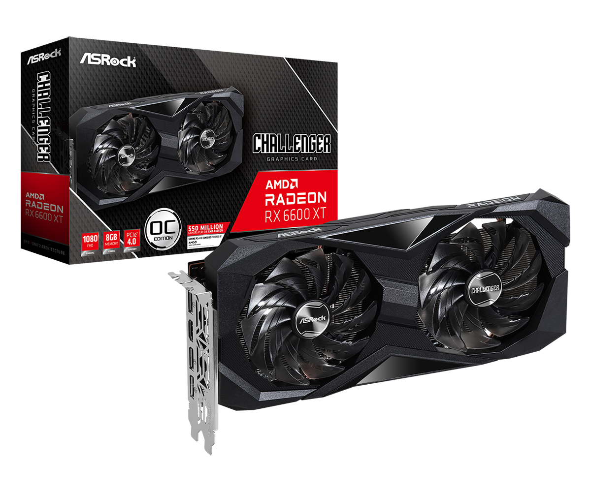 ASRock Radeon RX 6600 XT Challenger D 8GB OC