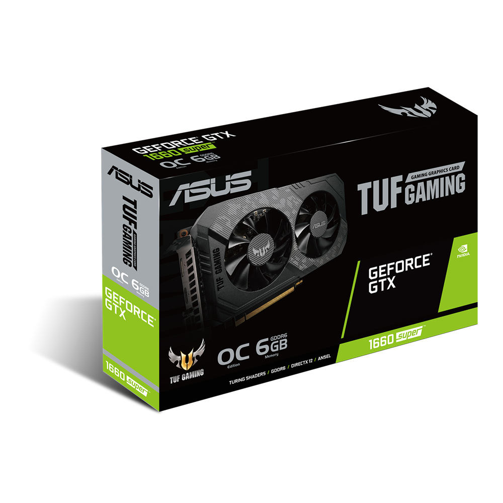 ASUS GeForce GTX 1660 SUPER OC TUF Gaming 6GB