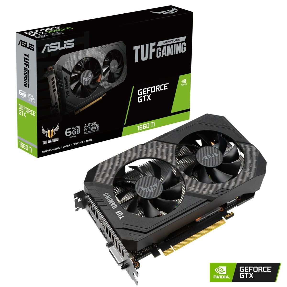 Asus GeForce GTX 1660 Ti Gaming EVO OC Edition